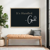 It's Handled - God Sign