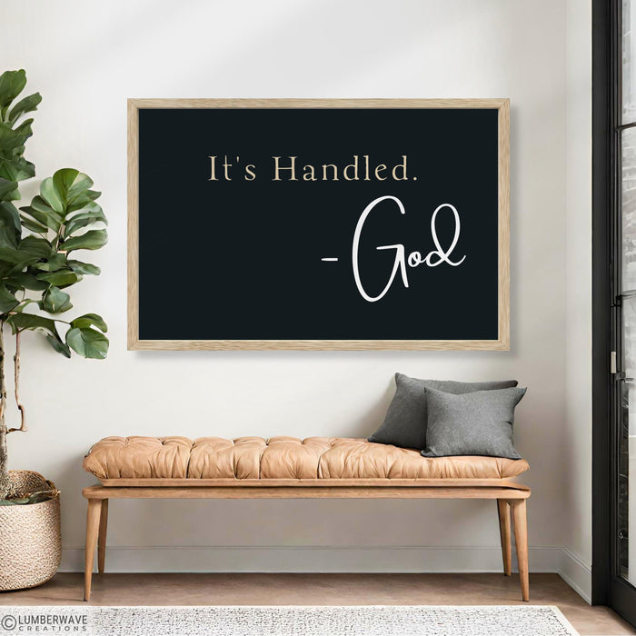 It's Handled - God Sign