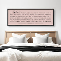 Love Never Fails Sign