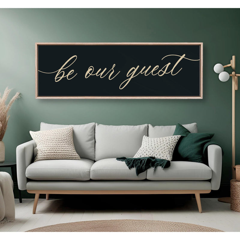 Be Our Guest Sign