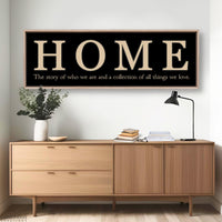 Family Home Sign