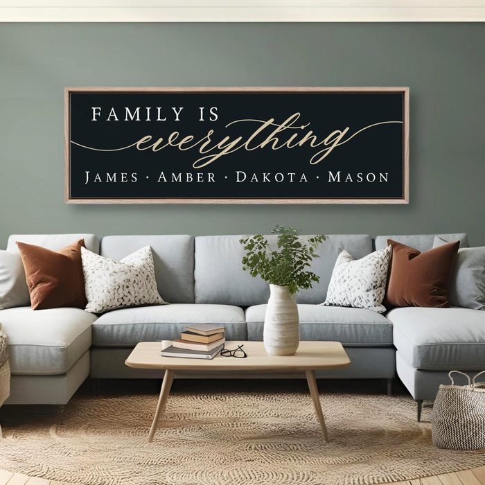 Family Is Everything Sign