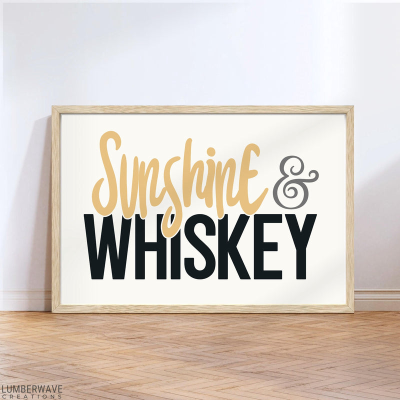 Sunshine And Whiskey Sign