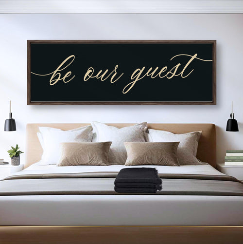 Be Our Guest Sign