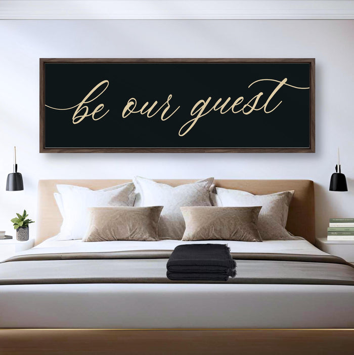 Be Our Guest Sign