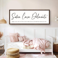 Adoption Sign - Personalized Adoption Print | Gotcha Day Gift for Newly Adopted Parents - Lumberwave Creations