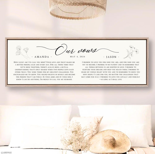Wedding Vows Sign