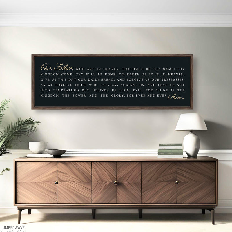 Lords Prayer Sign