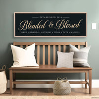 Blended And Blessed Sign