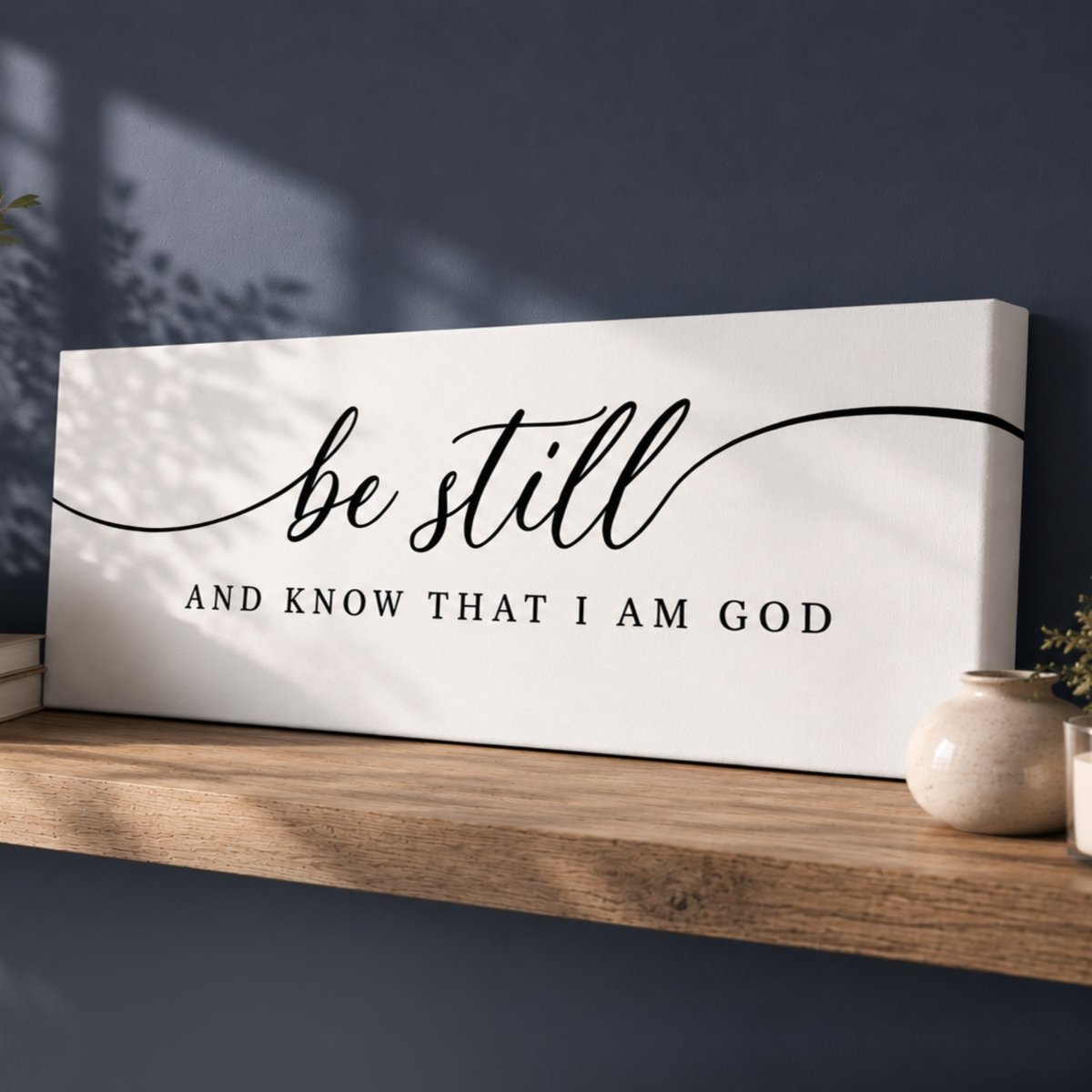 Be Still And Know That I Am God - Lumberwave Creations