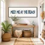 Beach Wall Decor | Nautical Wall Sign & Coastal Entryway Art for Beach House - Lumberwave Creations