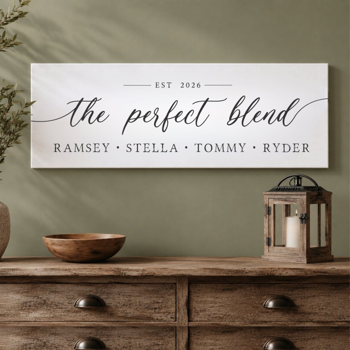 Blended Family Sign | Personalized Entryway Signs, Adoption Wall Decor & Combined Family Art - Lumberwave Creations