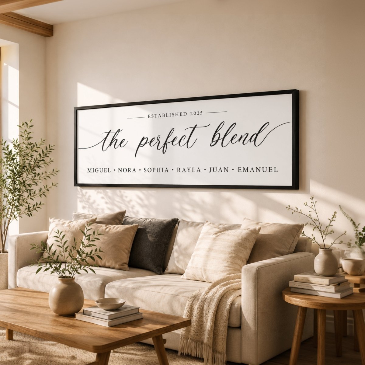 Blended Family Sign | Personalized Entryway Signs, Adoption Wall Decor & Combined Family Art - Lumberwave Creations