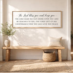 Blessing Wall Art – Scripture Wall Decor | Bible Verse Sign For Home - Lumberwave Creations