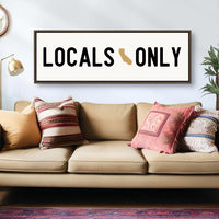Locals Only Sign