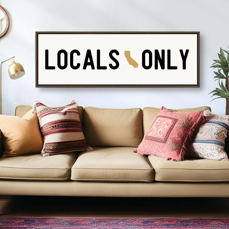 Locals Only Sign