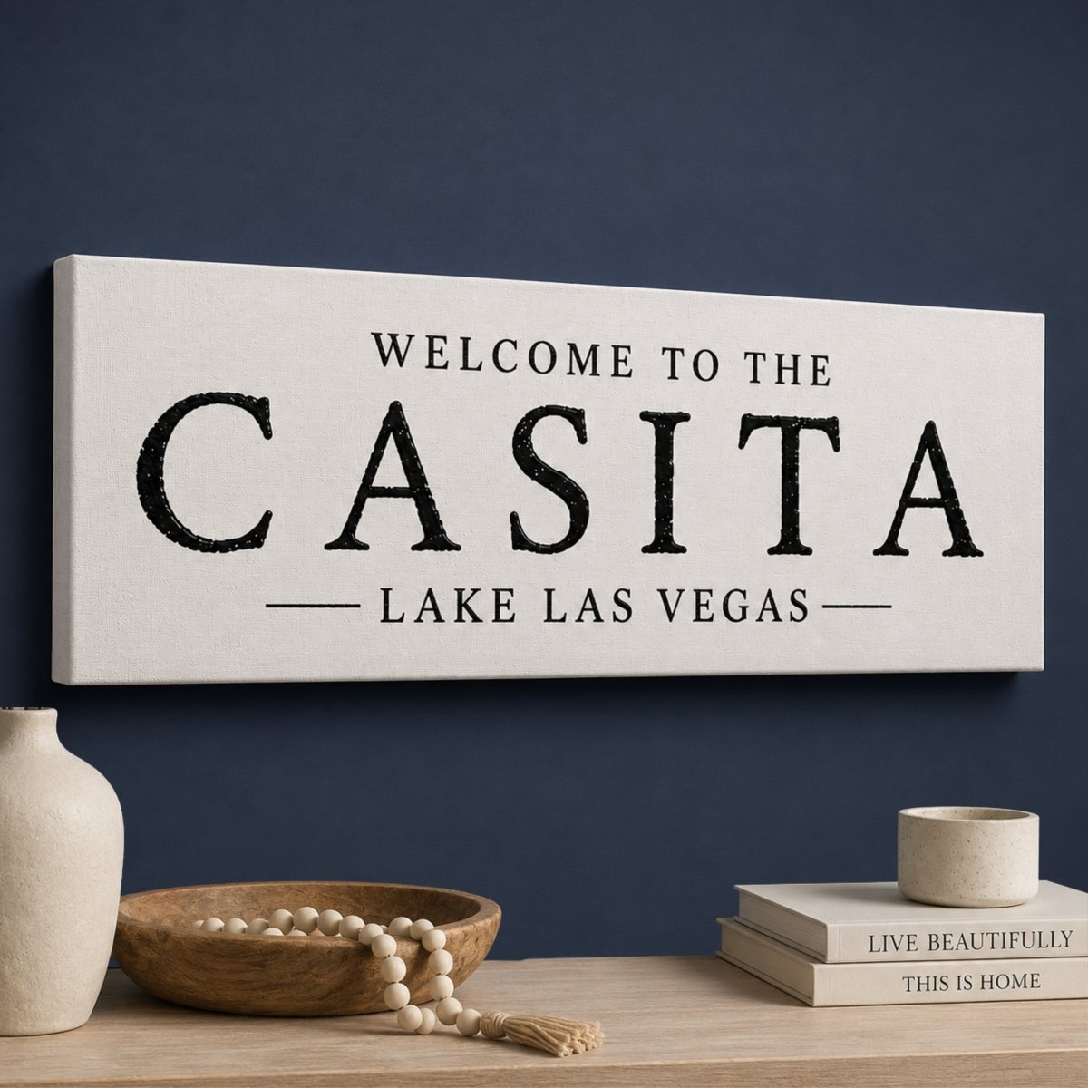 Casita Sign – Personalized Guest House Sign | Spanish Entryway Wall Decor | BNB Entryway Decor - Lumberwave Creations