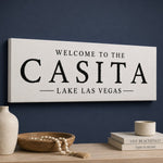 Casita Sign – Personalized Guest House Sign | Spanish Entryway Wall Decor | BNB Entryway Decor - Lumberwave Creations