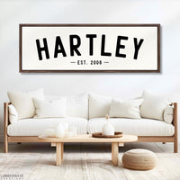 Personalized Family Name Sign