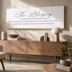 Christian Prayer Wall Art - The Blessing Bible Verse Print | Inspirational Scripture Decor - Lumberwave Creations