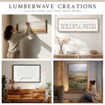 Christian Scripture Wall Art – Numbers 6:24 - 26 Blessing Quote Sign for Home Decor - Lumberwave Creations