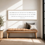 Christian Wall Decor – Wooden Scripture Sign | Numbers 6 24 26 Art Blessing - Lumberwave Creations