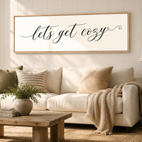 Cozy Home Wall Decor - Rustic Bedroom Wall Signs | Modern Farmhouse Art - Lumberwave Creations