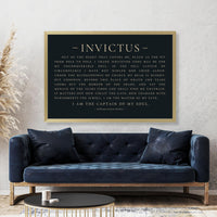 Invictus Poem Sign