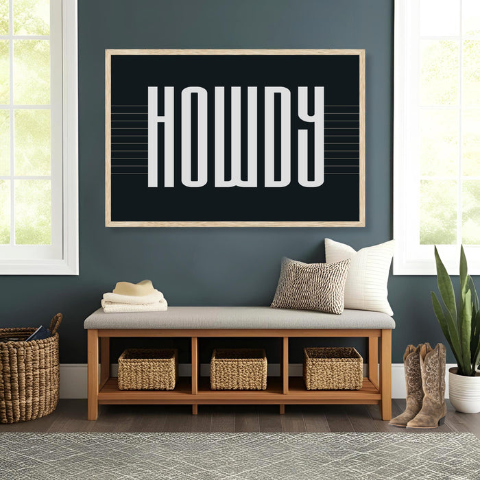 Howdy Sign