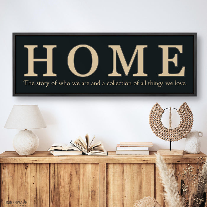 Family Home Sign