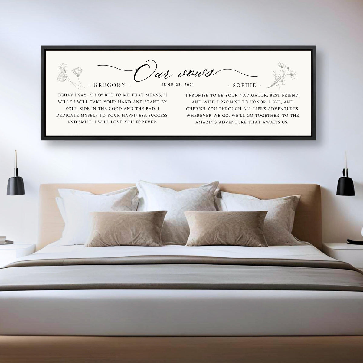 Wedding Vows Sign
