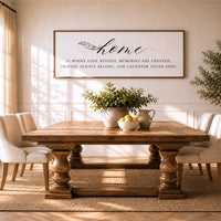 Family Home Wall Decor - Modern Farmhouse Entryway Wall Sign With Love Resides Artwork - Lumberwave Creations
