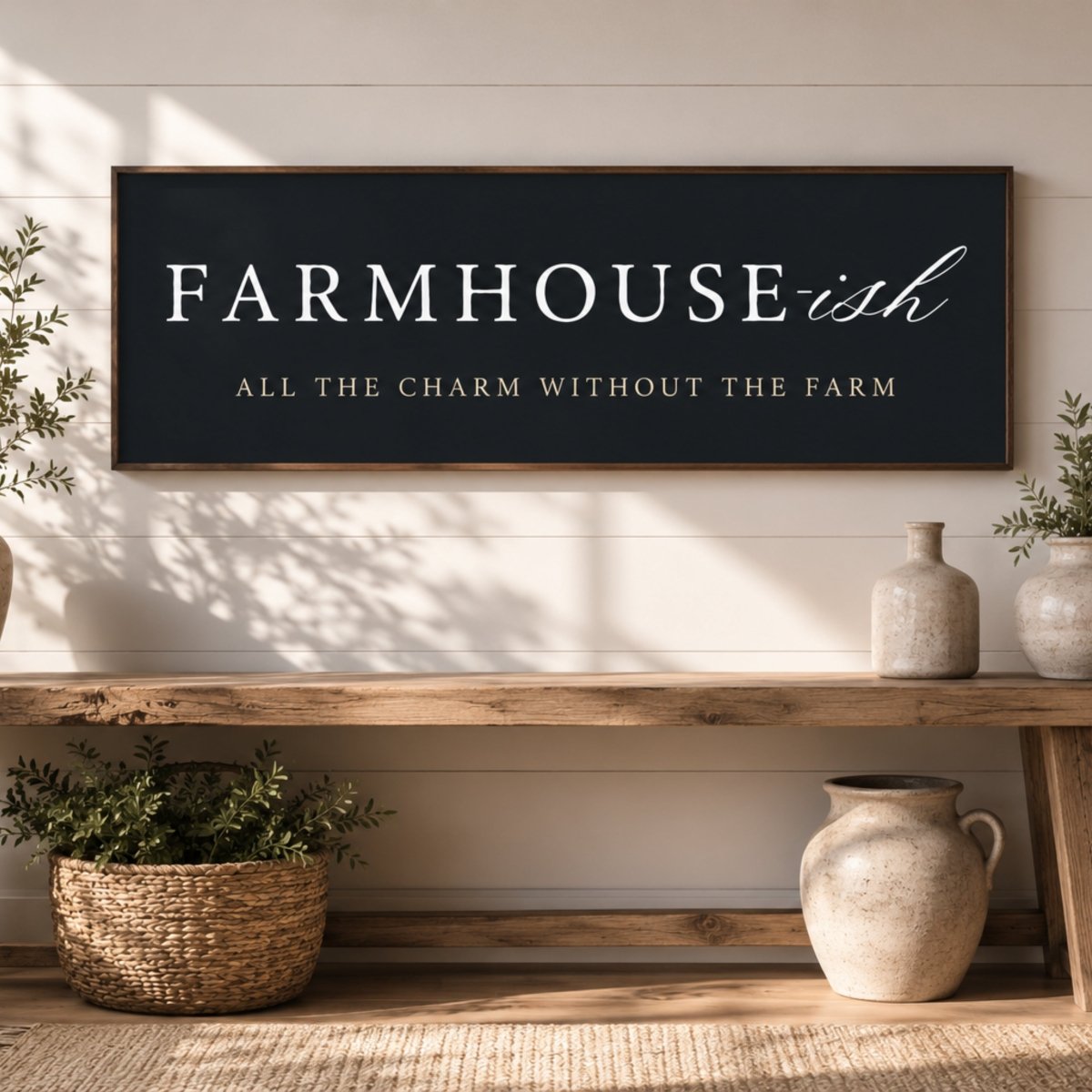 Farmhouse-ish Sign | Funny Farmhouse Print Canvas - Lumberwave Creations