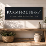 Farmhouse-ish Sign | Funny Farmhouse Print Canvas - Lumberwave Creations
