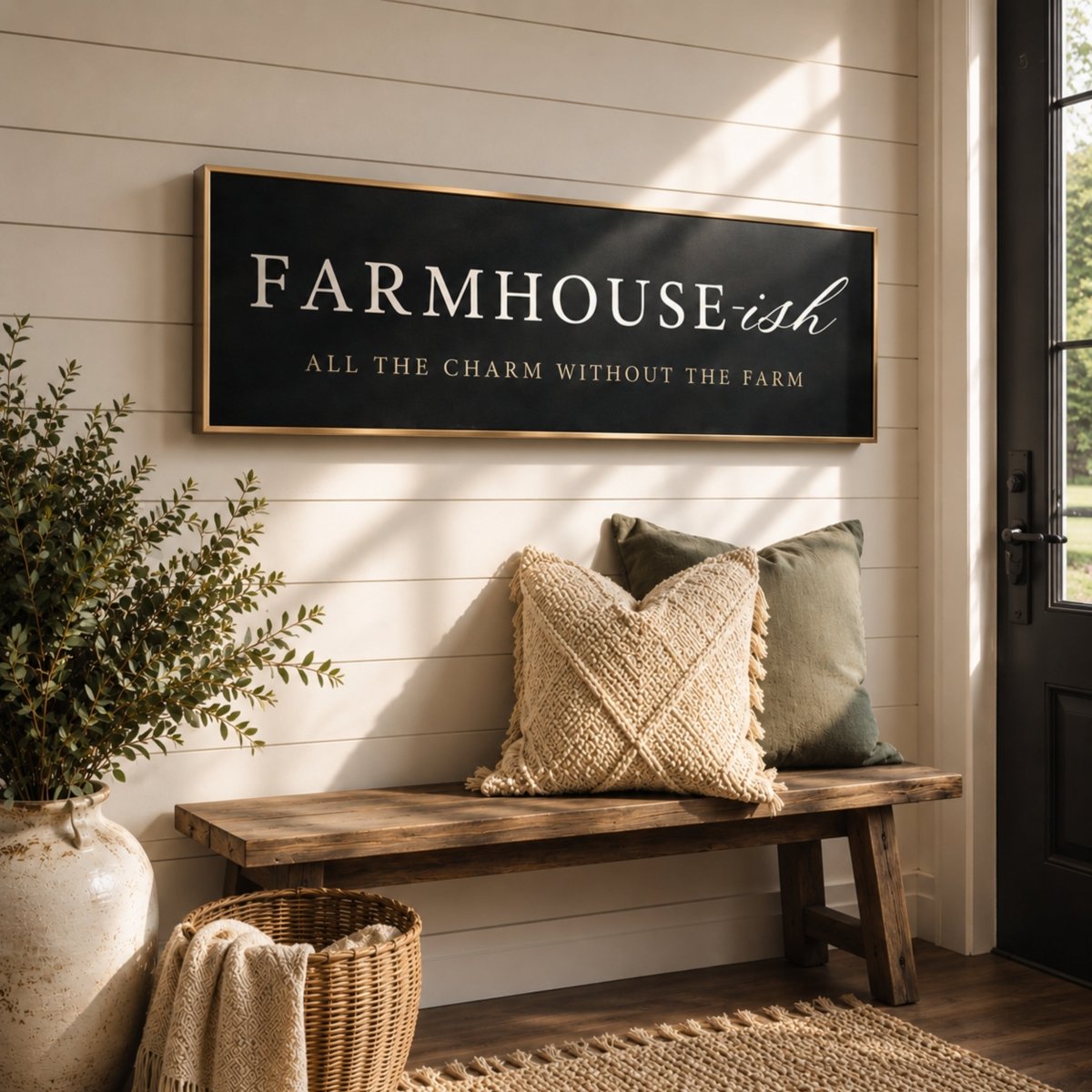 Farmhouse-ish Sign | Funny Farmhouse Print Canvas - Lumberwave Creations