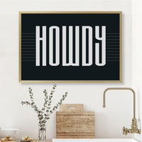 Howdy Sign