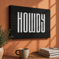Howdy Wall Decor - Trendy Western Wall Art | Rustic Entryway & Southwestern Style - Lumberwave Creations
