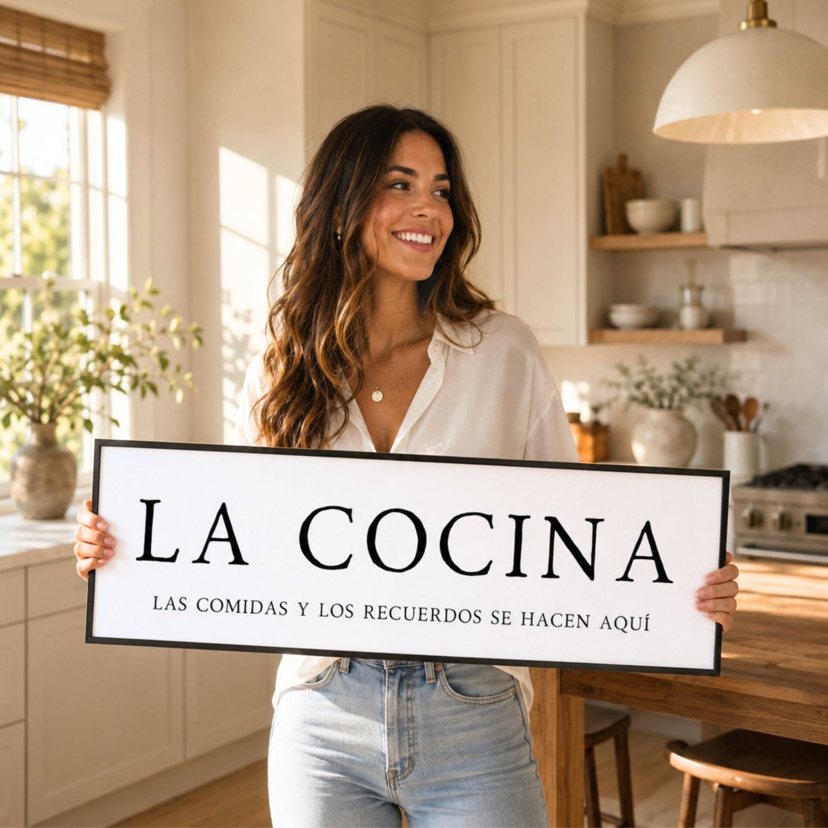 La Cocina Sign - Spanish Kitchen Wall Decor | Meals & Memories Print - Lumberwave Creations