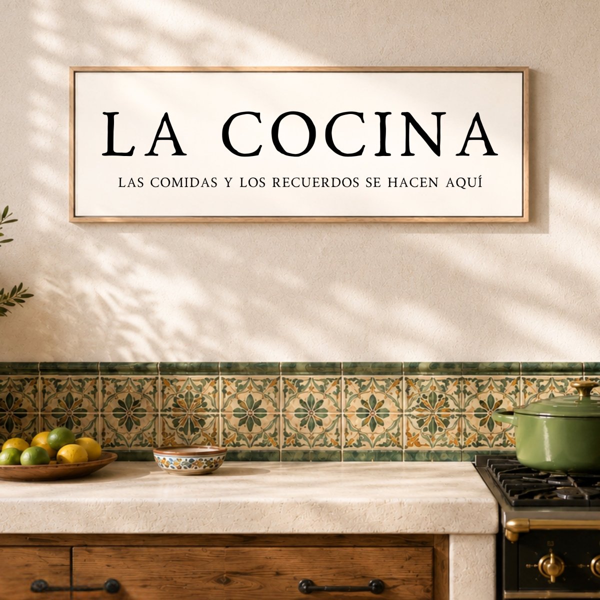 La Cocina Sign - Spanish Kitchen Wall Decor | Meals & Memories Print - Lumberwave Creations