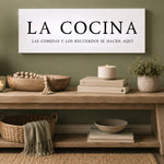 La Cocina Sign - Spanish Kitchen Wall Decor | Meals & Memories Print - Lumberwave Creations