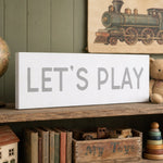 Lets Play | Kids Room Art - Lumberwave Creations