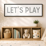 Lets Play | Kids Room Art - Lumberwave Creations