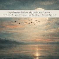Moonlit Lake Wall Art, Full Moon Landscape Print, Nature Prints, Moody Lake House Decor - Lumberwave Creations