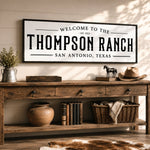 Personalized Ranch Sign - Rustic Farmhouse Name Sign | Custom Farm Decor - Lumberwave Creations