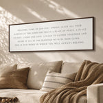 Welcome Home Sign - Come In Stay Awhile Entryway Wall Art & Rustic Home Decor - Lumberwave Creations