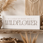 Wildflower Nursery Decor – Girl Nursery Wall Art | Boho Floral Wall Print - Lumberwave Creations